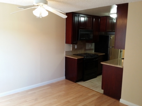 Kitchen From Living Room