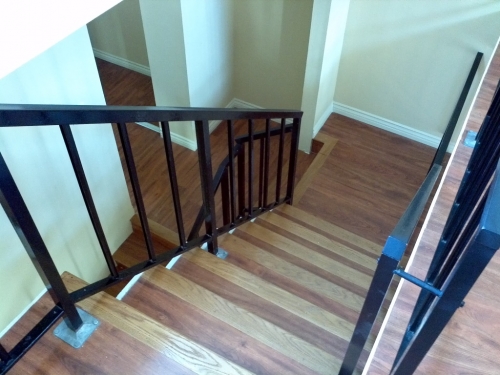 Looking Down Loft Stairs